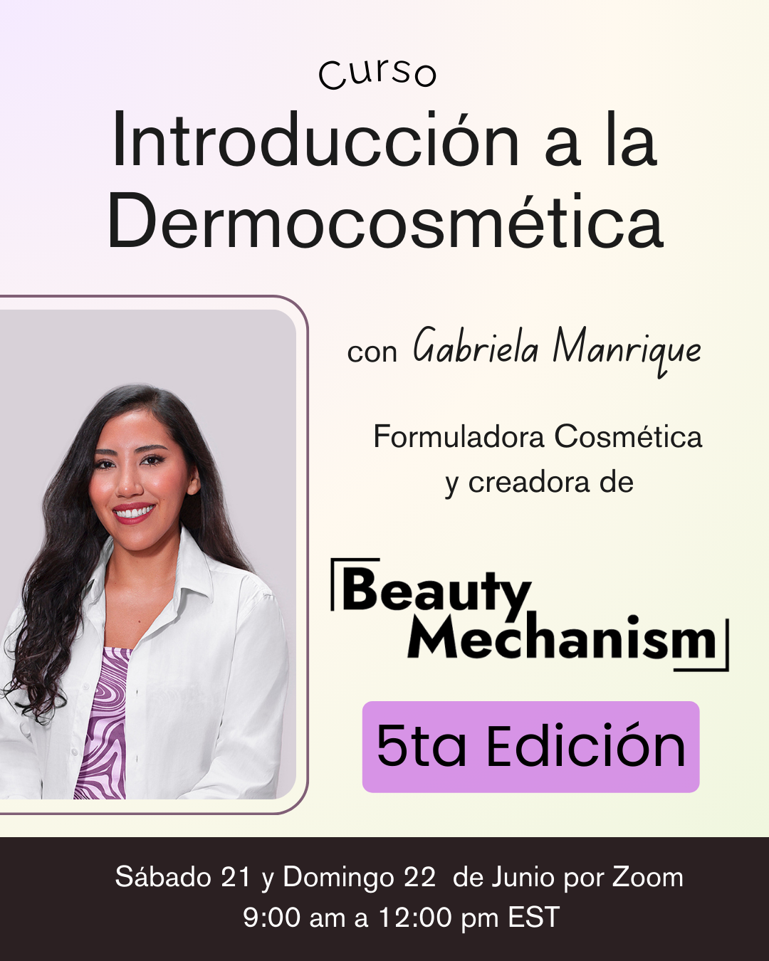 Curso: Introducción a la Dermocosmética