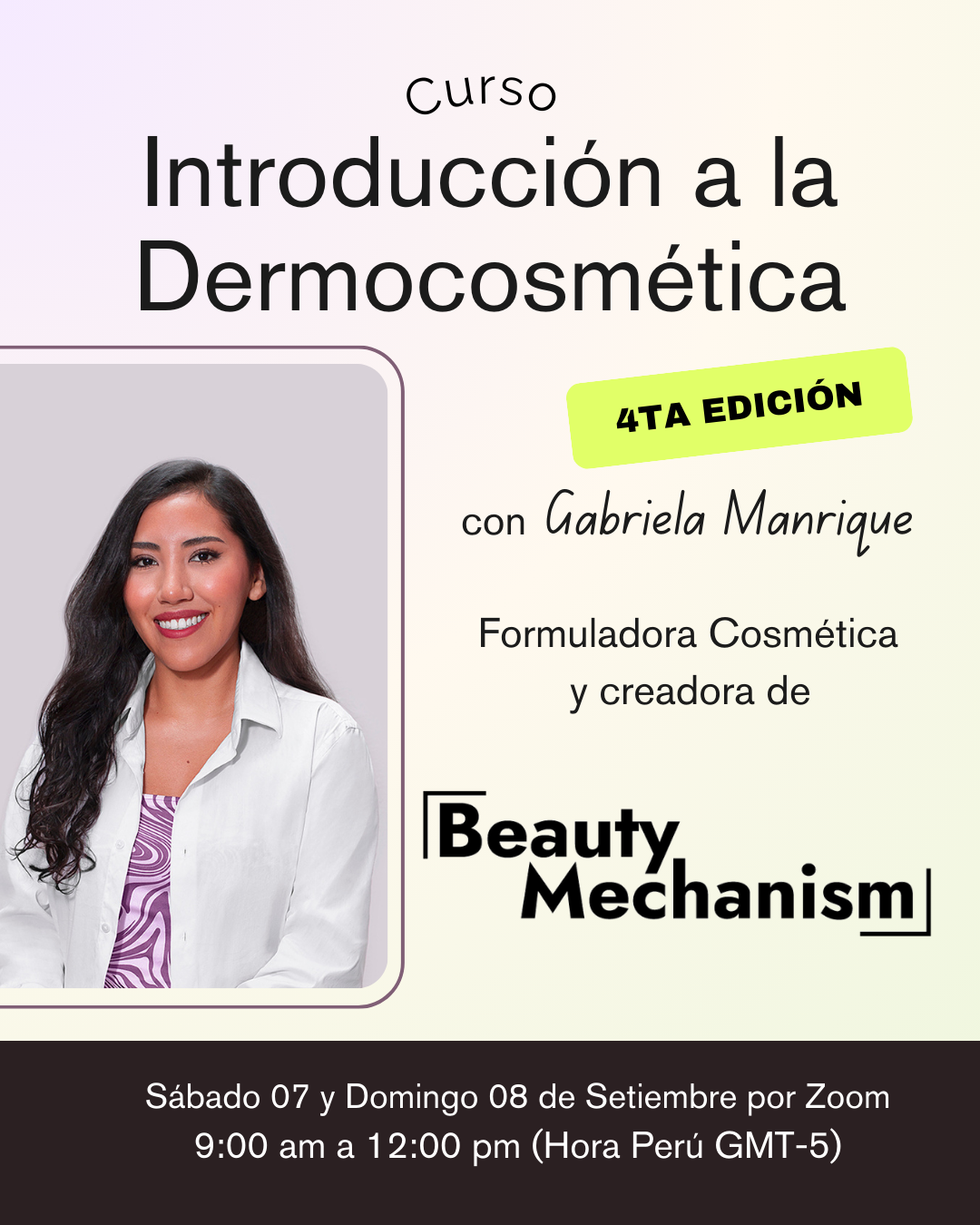 Curso: Introducción a la Dermocosmética