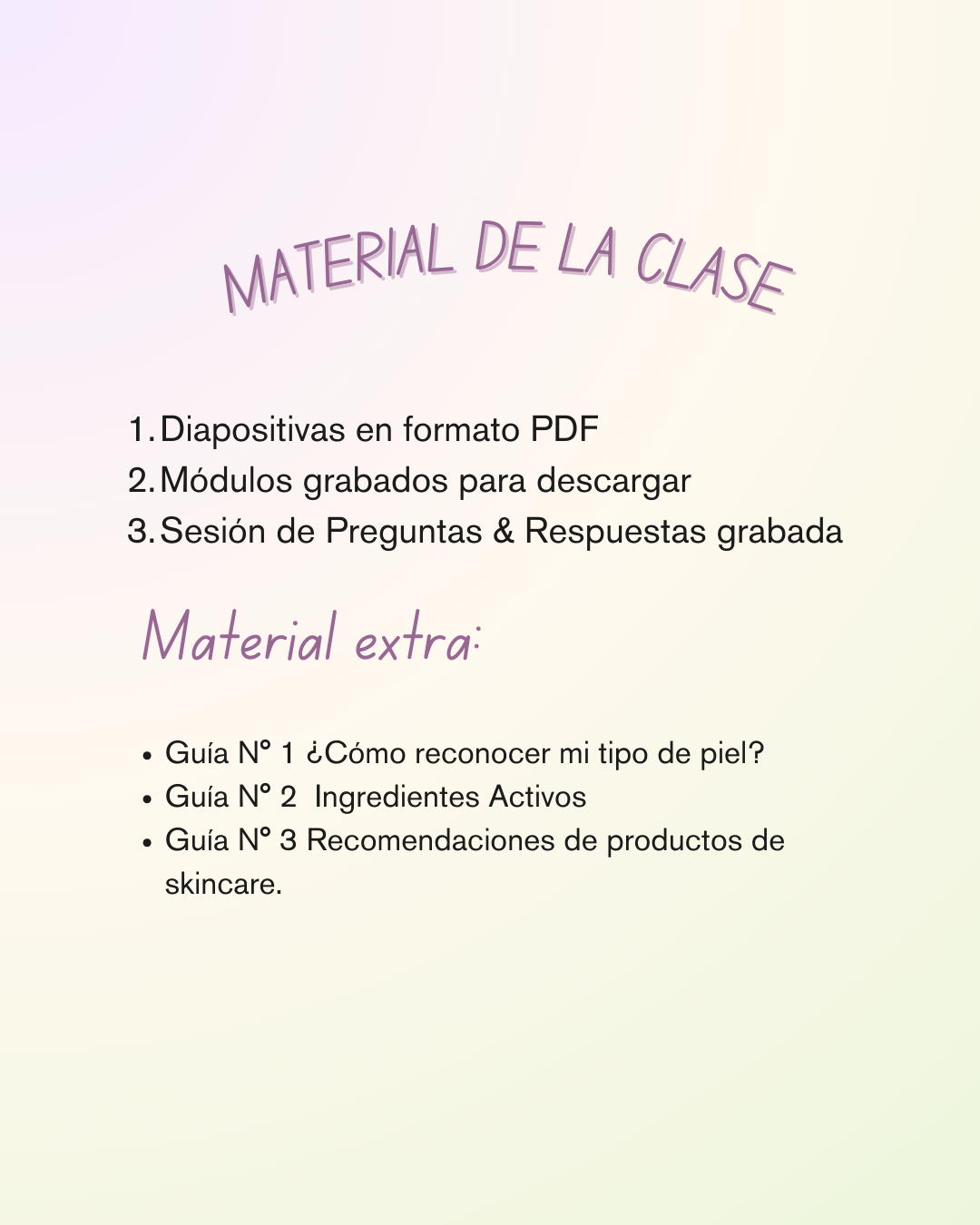 Curso: Introducción a la Dermocosmética